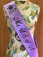 Pageant Sash Festival Sash Embroidered Sash Monogrammed | Etsy