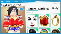 How To Become Wonder Women In Roblox - YouTube