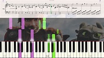 How To Train Your Dragon Main Theme - Piano Tutorial - YouTube