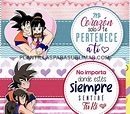 Goku Milk San Valentin – Plantillas para sublimar