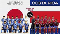 Japan vs Costa Rica Football National Teams World Cup 2022 - YouTube