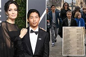 Angelina Jolie and Brad Pitt's son Pax, 17, graduates from private LA ...