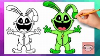 How To Draw Hoppy Hopscotch from Poppy Playtime | Smiling Critters ...