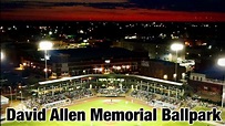 David Allen Memorial Ballpark - Enid, Oklahoma - Aerial Views - YouTube
