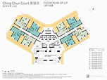 青俊苑 – 平面圖 FloorPlan.hk