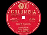 1941 HITS ARCHIVE: Autumn Nocturne - Claude Thornhill (instrumental ...