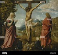 Albrecht Altdorfer - Christ on the Cross between Mary and St John ...