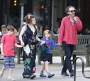 Helena Bonham Carter with her kids and Tim Burton Helena Bonham Carter ...