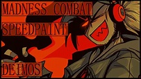 DEIMOS [MADNESS COMBAT SPEEDPAINT] - YouTube