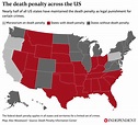The death map: Which US states still have capital punishment, and who ...