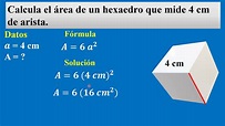 Cuarto Secundaria. Área y Volumen de un Cubo o Hexaedro - YouTube