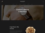 Elegance Luxury Fashion UI Kit - Home Page Sneak Peek by Nimasha Perera ...
