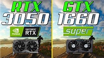 RTX 3050 vs. GTX 1660 Super | Test in 8 Games - YouTube