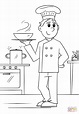18 Free Printable Chef Coloring Pages - Printable Coloring Pages