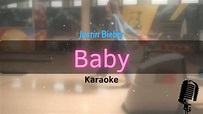 Baby - Justin Bieber (Karaoke with Lyrics) - YouTube