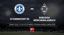 Bundesliga Matchday 34 | SV Darmstadt 98 - Borussia Mönchengladbach ...