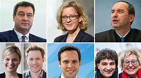 Landtagswahl Bayern: Das sind die Spitzenkandidaten der Parteien ...