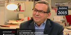 Jean-Yves Mollier : un monde de l'édition en pleine révolution | Mediapart