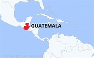 Mapa físico de Guatemala - Geografía de Guatemala