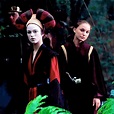 Keira Knightley and Natalie Portman on the set of Phantom Menace, 1999 ...