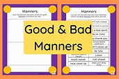 ⛔ Bad manners examples. 13 Examples of Good and Bad Manners Around the ...