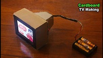 How to make LED TV at home Using Cardboard - Making Cardboard TV - TV ...
