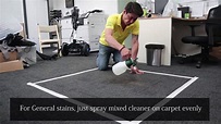 洗地氈洗地毯簡易教學1 - YouTube