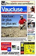 Journal Vaucluse (France). Les Unes des journaux de France. Édition du ...