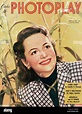 Olivia de Havilland, Photoplay magazine cover, October 1947 Stock Photo ...