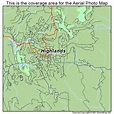 Aerial Photography Map of Highlands, NC North Carolina