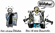 Demokratie – Cartoon – Comics – Rätsel