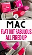 Review: MAC Flat Out Fabulous, All Fired Up + Spice Lipglass