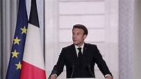 Wiedergewählter französischer Präsident Macron ins Amt eingeführt ...