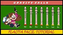 Gravity Falls (Opening) en Flauta Dulce "Con Notas Explicadas" - YouTube