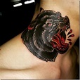 Arriba 101+ images tatuaje lobo cuello - Viaterra.mx
