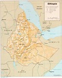 Old Ethiopian map - Oldest Ethiopian map (Eastern Africa - Africa)