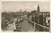 Königsberg, Ansichtskarte von 1935 mit Schiffspost, Seedienst ...