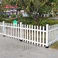 戶外庭院花園防腐木室外農村圍牆白色護欄圍欄木柵欄院子籬笆欄杆