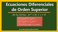 Ecuaciones Diferenciales de Orden Superior - Polinomio Característico ...