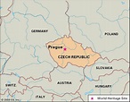 Where Is Prague Czech Republic On A World Map - High Castle Map