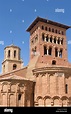 Kirche San Tirso und San Benito in Sahagún, Jakobsweg, Leon, Spanien Stockfotografie - Alamy