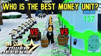 Who is the Best Money Farm Unit in All Star Tower Defense? Saber vs ...