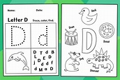 FREE Letter D Worksheets for Preschool! ⋆ The Hollydog Blog