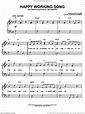 Happy Working Song (from Enchanted), (easy) sheet music for piano solo