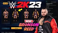 WWE 2K23 | How To Get Bronson Reed (REALISTIC) - YouTube