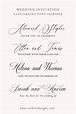 Calligraphy Wedding Fonts | Wedding invitation fonts, Invitation fonts ...