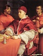 Portrait Of Pope Leo X And Two Cardinals Artwork By Raphael Oil ...