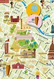 Mappa di Torino illustrata – Italy For Kids