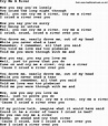 Joan Baez song - Cry Me A River, lyrics