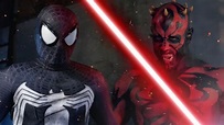 SPIDER-MAN vs DARTH MAUL - ALTERNATE ENDING - Super Power Beat Down ...